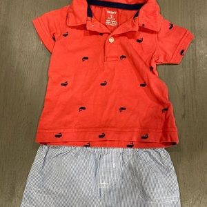 Carter’s Polo and Shorts Set